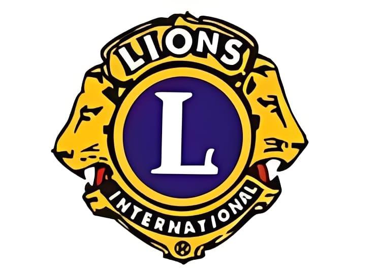 Lions International logo with bold lettering